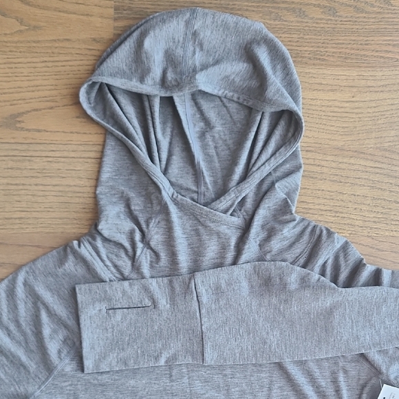 GAP Gray Fitted Sweatshirt Hoodie - Picture 5 of 6